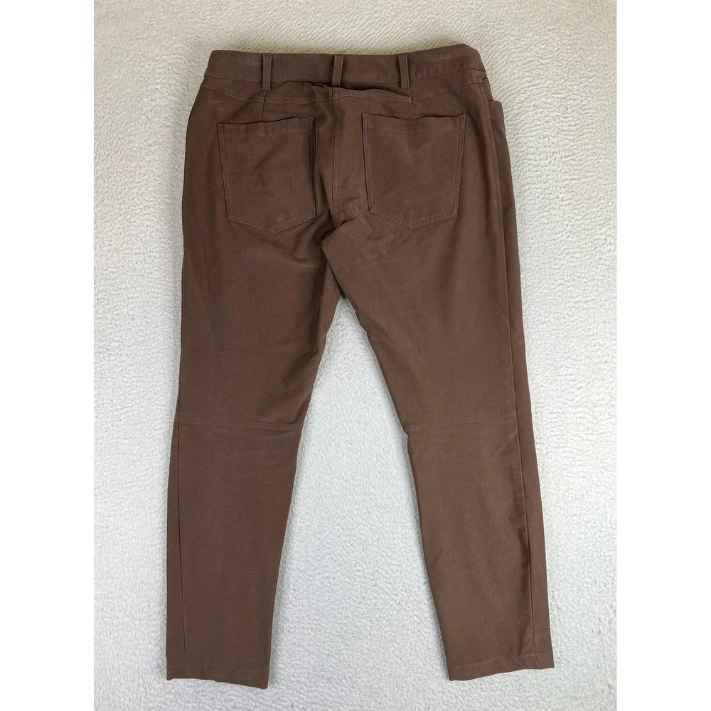 Lululemon ABC Classic Pants Men's 34x30 Brown Utilitech Performance Casual